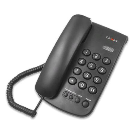 Телефон проводной TEXET TX-241. черный