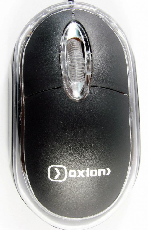 Мышь OXION OMS012BK USB черная 3 кнопки 1000dp 1.35m