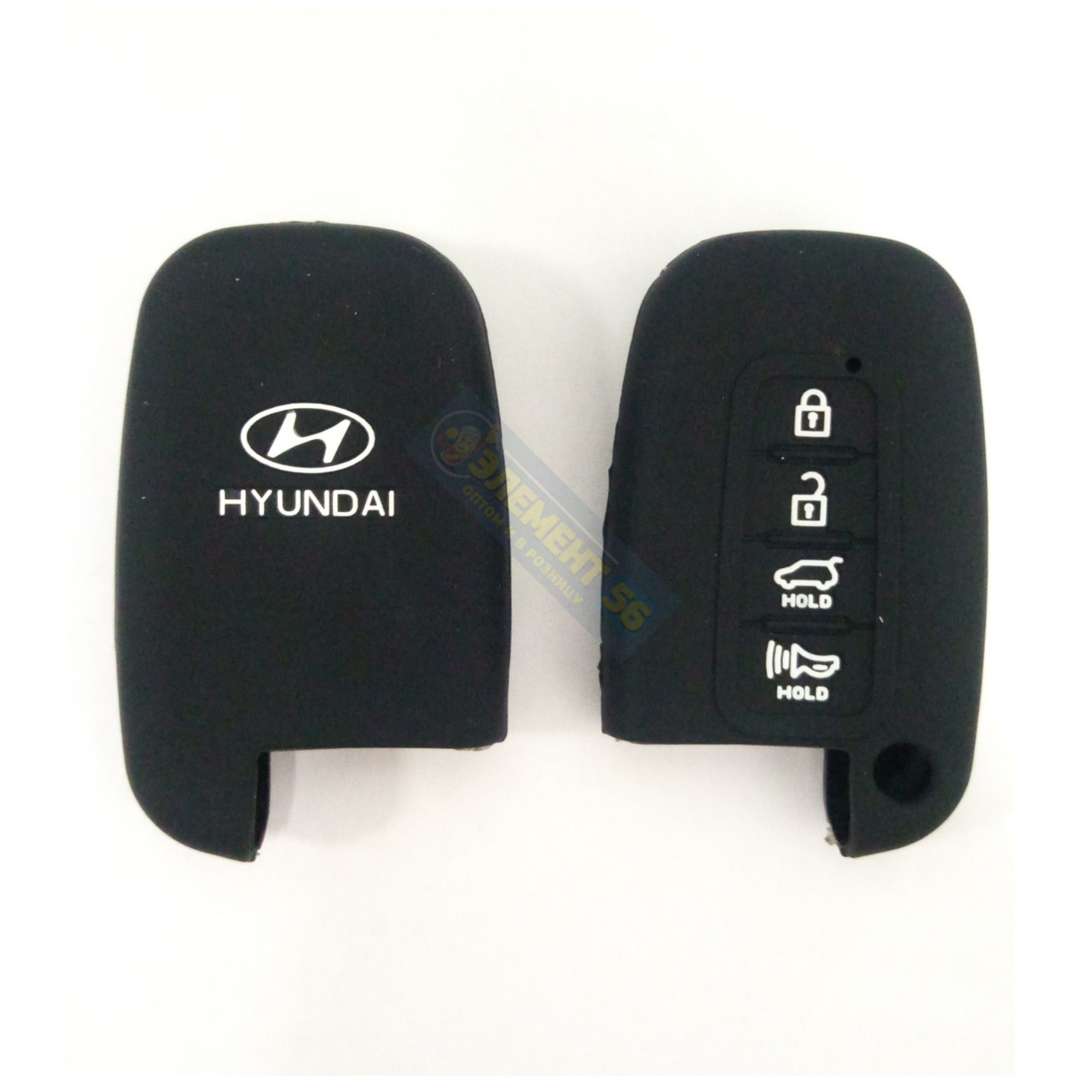 Чехол силиконовый для ключа зажигания HYUNDAI Smart 4 buttons;IX35, New Sonata,LingXiang, EQUUS,Rohe