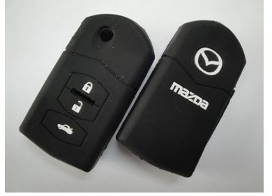Чехол силиконовый для ключа зажигания Mazda Folding 2 buttons; M2, M3, M6, M8