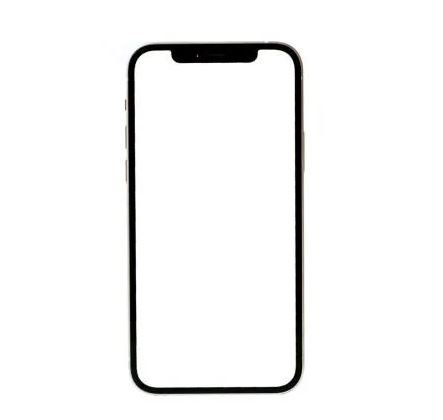 Защитное стекло для Iphone 12/12 PRO  черное MI-POWER