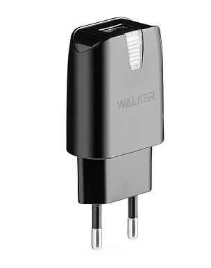 СЗУ 1 USB 1.0A WALKER WH-11 черный