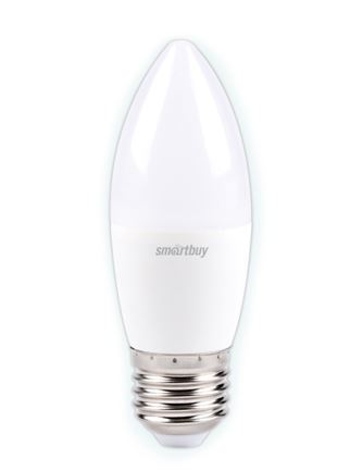 Лампа Smart Buy Светодиодная C37 9.5W 4000/E27 "СВЕЧА" дневной свет