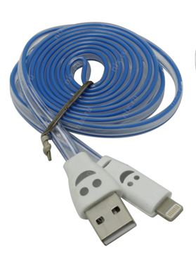 Дата-кабель SMARTBUY для Apple 8 pin 1.2м с индикацией заряда iK512