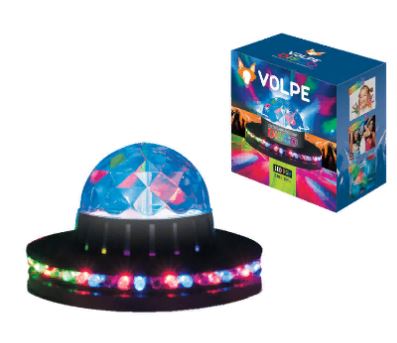 Светильник-проектор VOLPE Disco 3D ULI-Q305 d=13см RGB 3.5W