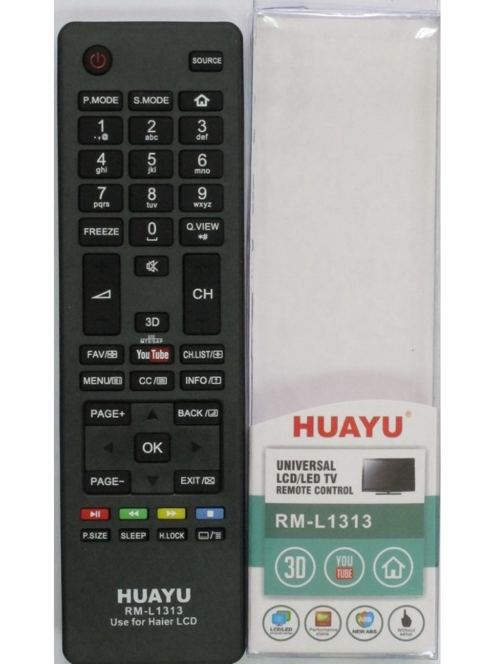 Пульт для телевизора HAIER RM-L1535 корпус пульта как HTR-A10