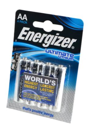 ENERGIZER ULTIMATE LITHIUM FR6, AA, 6106, А316 4BL (4) (24) 40