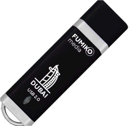 Флеш-карта FUMIKO DUBAI 8GB  USB 2.0 черный