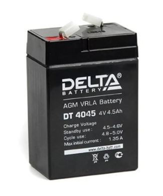 Аккумулятор DELTA DT 4045 4V 4.5Ah свинцово-кисллот.