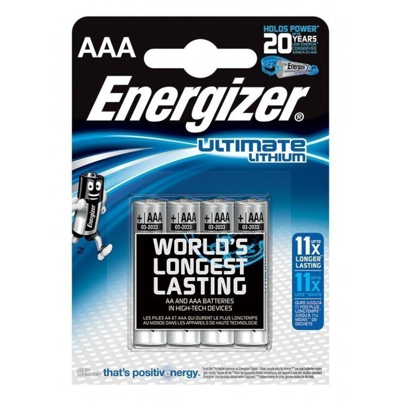 ENERGIZER ULTIMATE LITHIUM FR03, AAA, 6103, А286 4BL (4) (48)