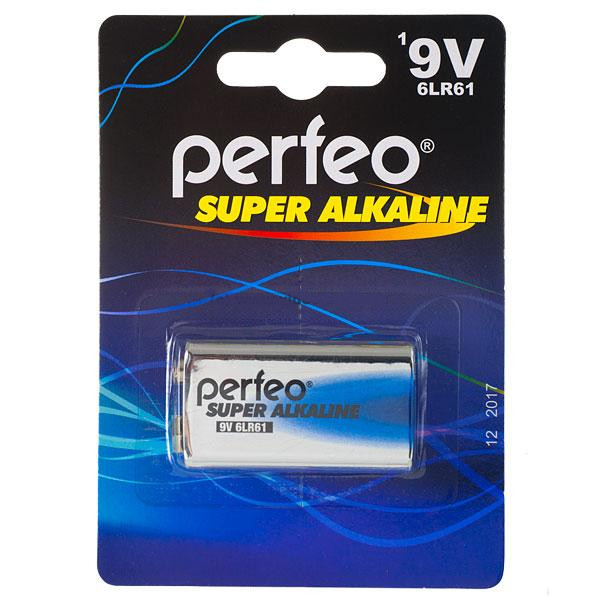 PERFEO 6LR61 1BL КРОНА-SUPER ALKALINE (20) (120) 28