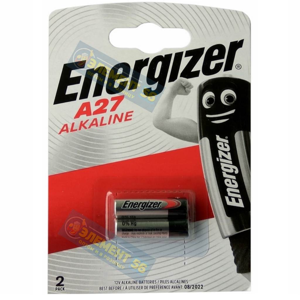 ENERGIZER A27, MN27, 27A, L828, V27A, G27A, A27BP, GP27A, 8LR732 2BL (1) (10)