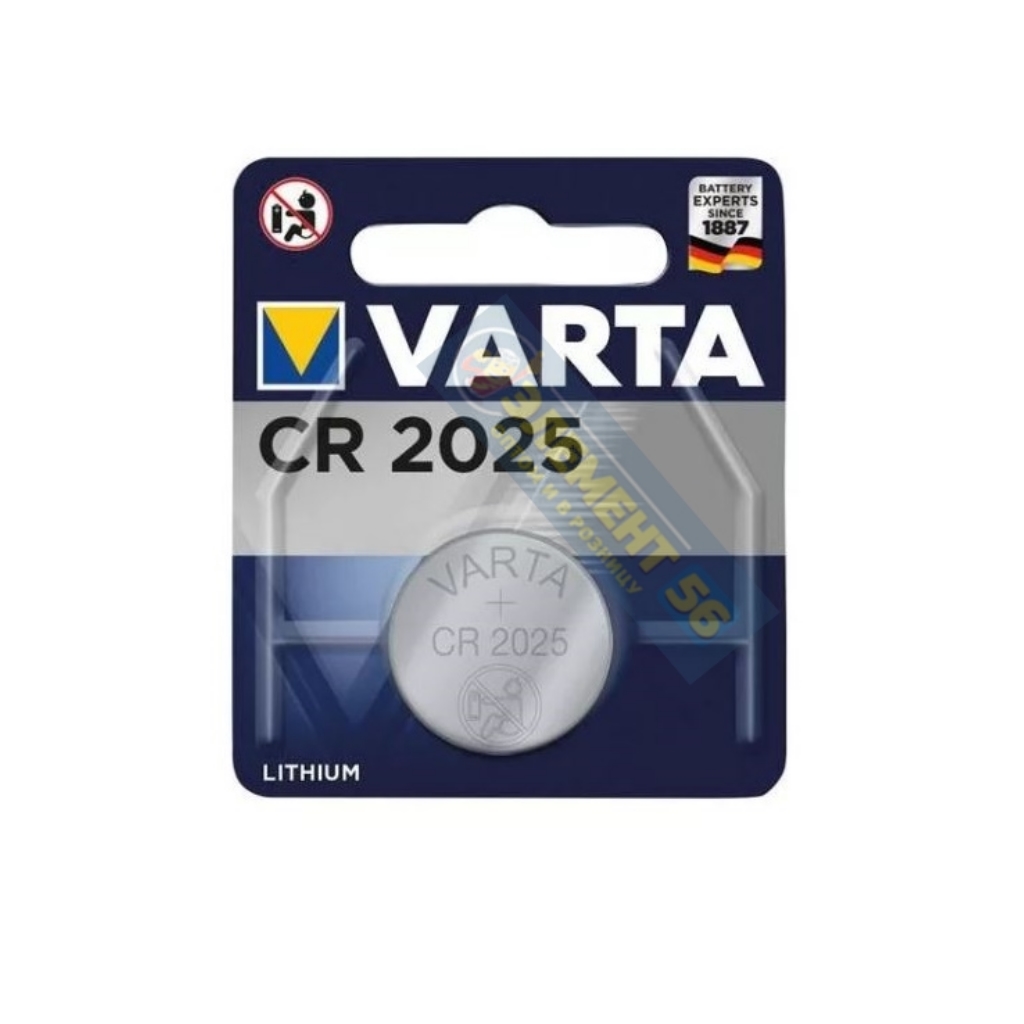 VARTA ELECTRONICS CR2025 1BL (10) 31