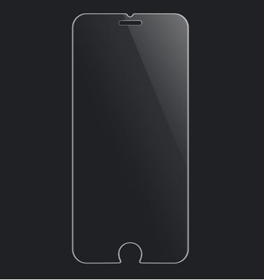 Защитное стекло для iPhone 6 Plus без упаковки  MLD