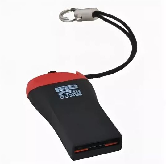 Картридер OXION OCR-011BK microSD/USB2.0
