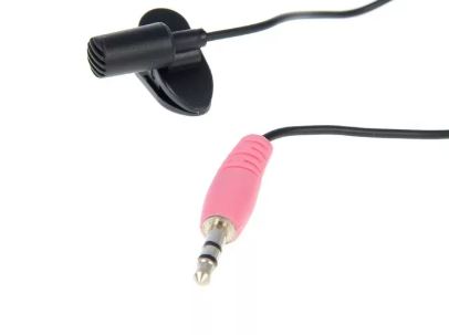Микрофон DEFENDER MIC-109 на прищепке,  кабель 1,8м черный