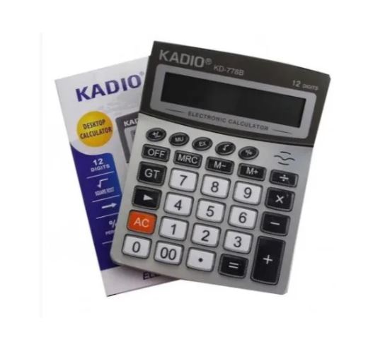 Калькулятор KADIO KD-778B настольный 12-разряд.