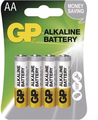 GP ALKALINE LR6, AA, MN1500, А316 4BL (4) (40) 32