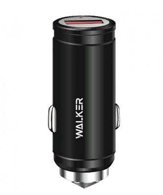 АЗУ 1 USB 2.4A WALKER WCR-23 18W QC3.0 черный быстрая зарядка