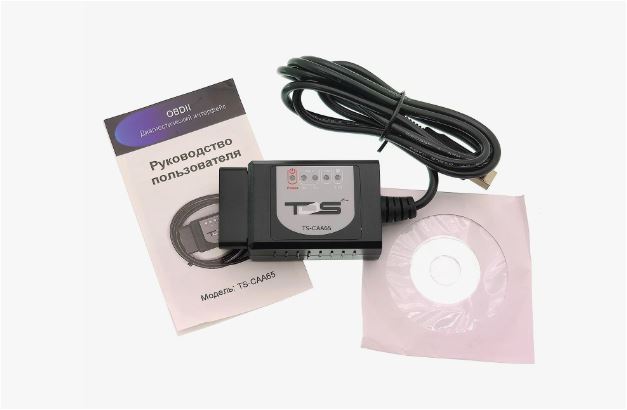 Сканер автомобильный TDS TS-CAA65 OBD2 V1.5 USB
