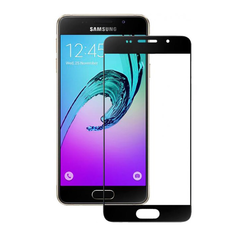 Защитное стекло с пол.покрыт.  для Samsung Galaxy A3 2016  (Full Glfss)
