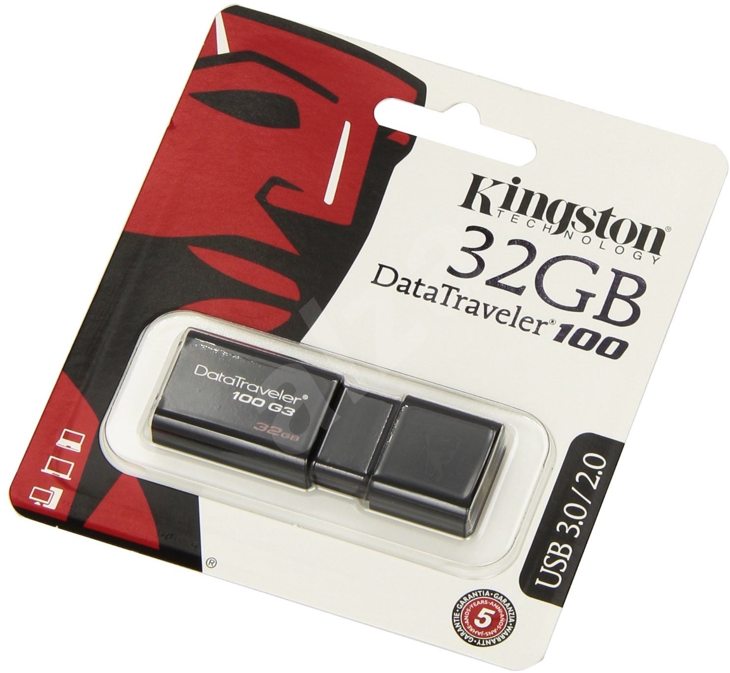 Флеш-карта KINGSTON 32GB 100 G3 USB 3.0 DATA TRAVELER DT100G3/32GB