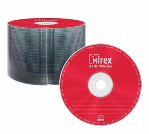 Диск MIREX CD-R 80 48X HOT LINE BRAND BULK 50шт в пленке