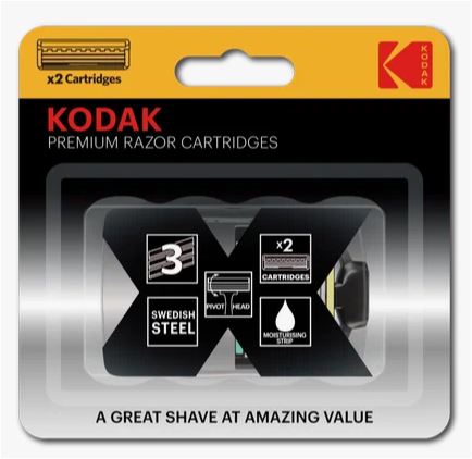 KODAK Premium Razor 3 сменные кассеты 3 лезв. 2шт.