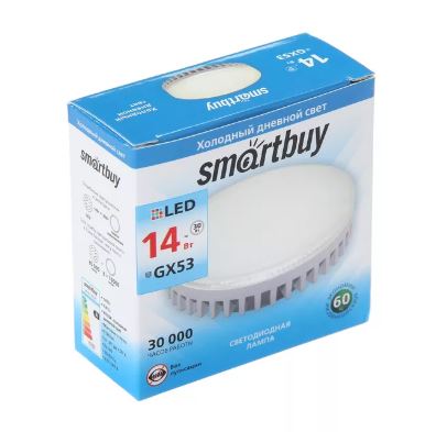 Лампа Smart Buy Светодиодная GX53 14W 4000 220V TABLET дневной