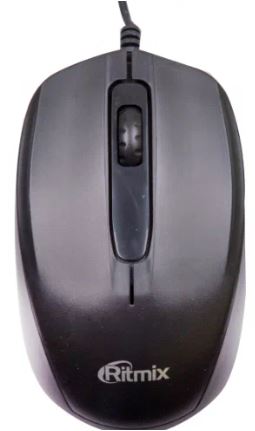 Мышь RITMIX ROM-200 оптическая черная 3 кнопки USB 2.0