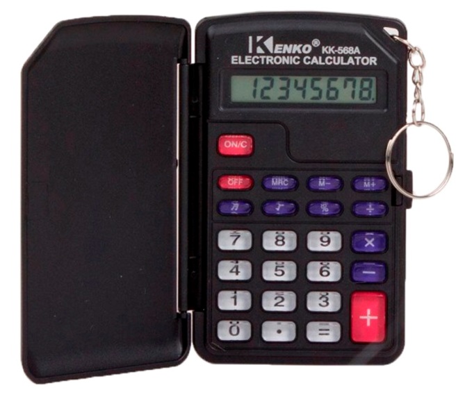 Калькулятор Kenko KK-568А (8 разр.) карманный