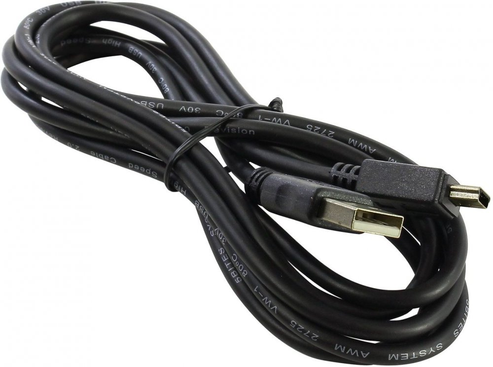 Кабель 5bites UC5007-0180C USB2.0(AM)- miniUSB 1.8м