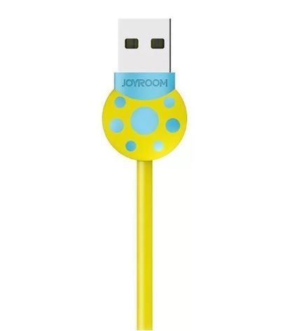 Дата-кабель JOYROOM S-L124 USB для microUSB 1.0м желтый