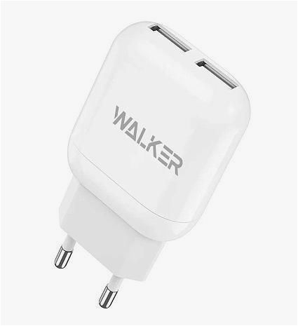 СЗУ 2 USB 2.1A WALKER WH-27 белый
