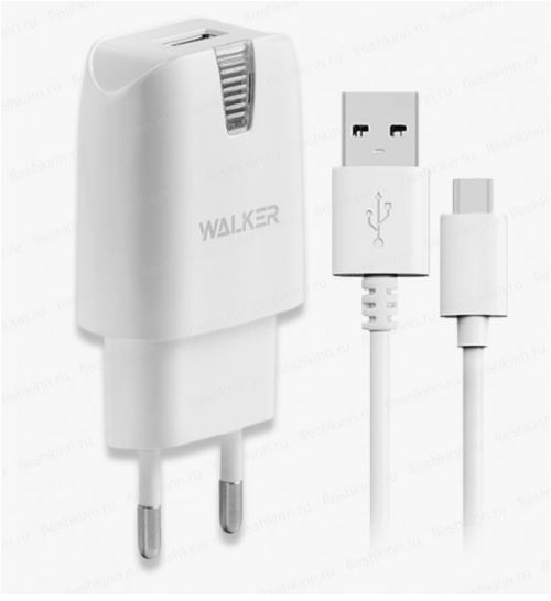 СЗУ WALKER WH-11 1 USB 1A  Lighting белый