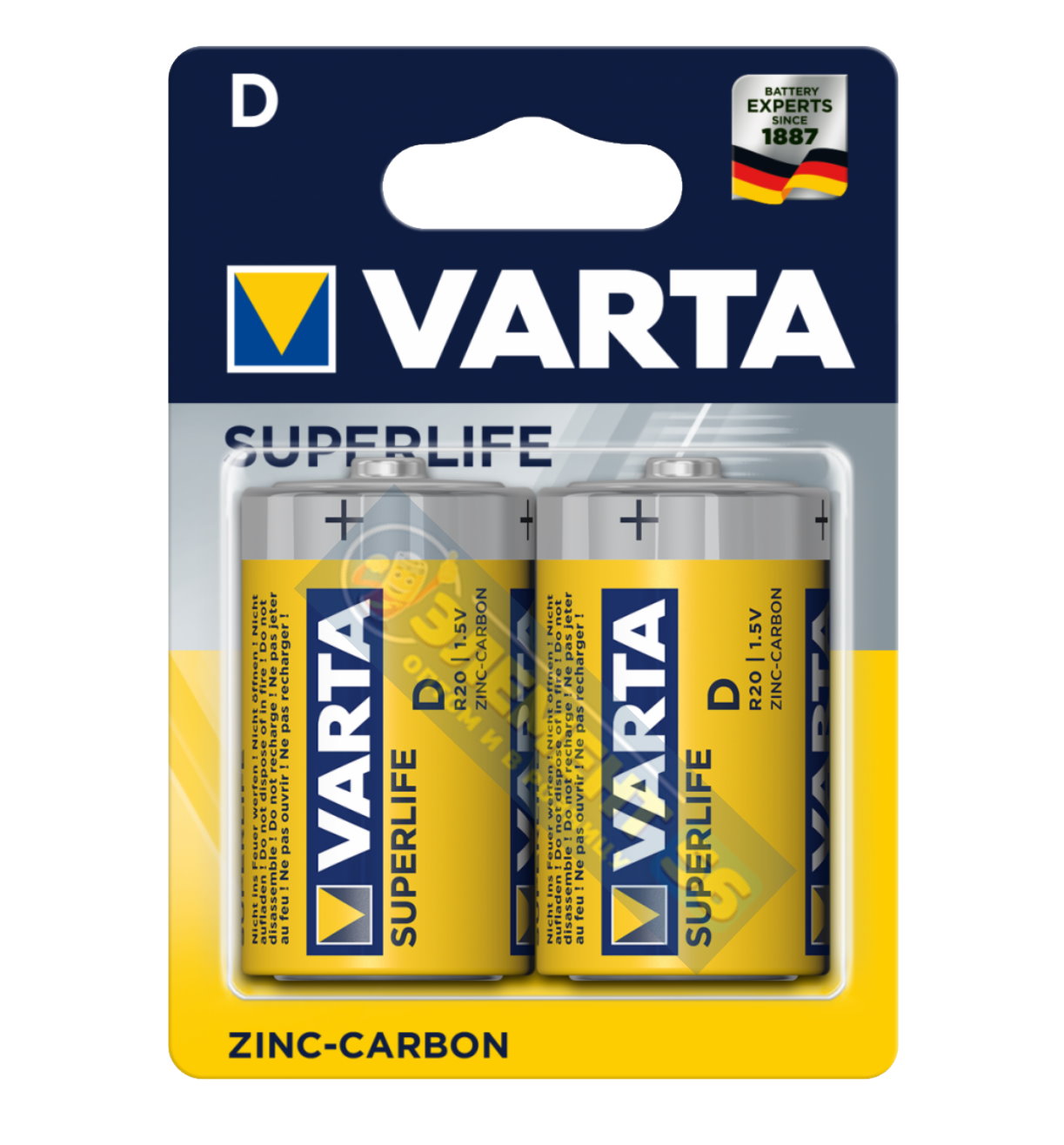 VARTA R20 SUPERLIFE , 373, 13D, D 2BL (2) (24) (120) 24