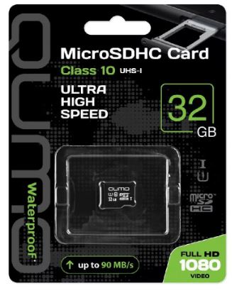 Карта памяти QUMO 32GB MicroSDHC class 10 UHS0-1 без адаптера QM32GMICSDHC10U1NA