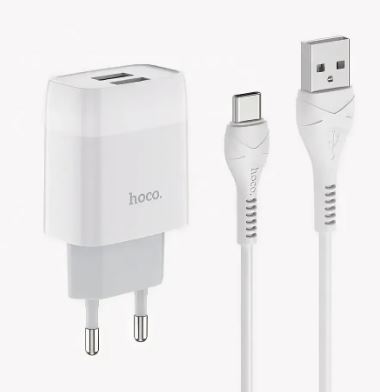 СЗУ  2 USB Hoco C73A (Apple 8-pin)