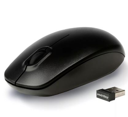 Мышь беспроводная SMART BUY 300AG-K черная USB