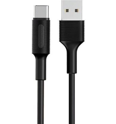Кабель BOROFONE BX1  USB -iPHONE 5X 1,0м 2.4 A черный