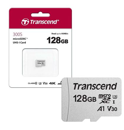 Карта памяти TRANSCEND UHS-1 300S  128GB SDHC CLASS 10 TS128GSDC300S