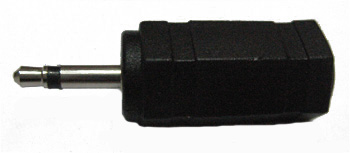 Переходник мини джек 2,5 мм - аудио гнездо 3,5 мм моно (303-211)