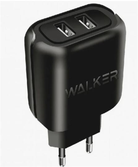 СЗУ 2 USB 2.1A WALKER WH-27 черный