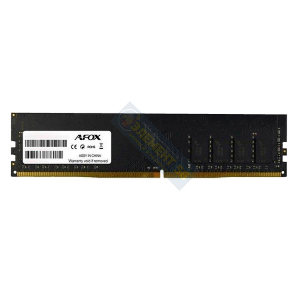 Модуль памяти AFOX DDR4 DIMM 4Gb (PC21300) 2666Mhz [AFLD44FK1P]