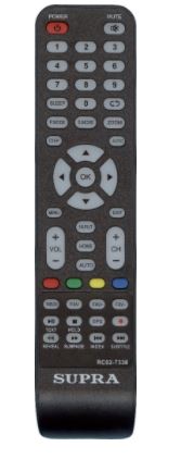 Пульт для телевизора SUPRA RC02-T338, LCD TV (STV-LC32LT0060F) DEXP (F32D7000C) ориг.