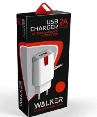 СЗУ WALKER WH-24 1 USB 2.1A  TYPE-C белый