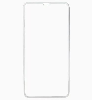 Защитное стекло для Iphone XR/11  (6D) белый