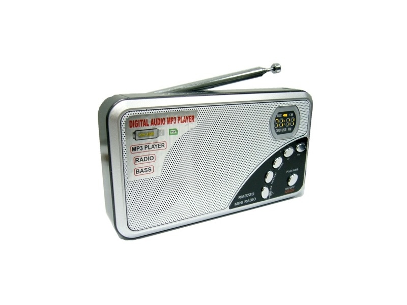 Радиоприемник MASON+USB+аккумулятор+дисплей R-2720