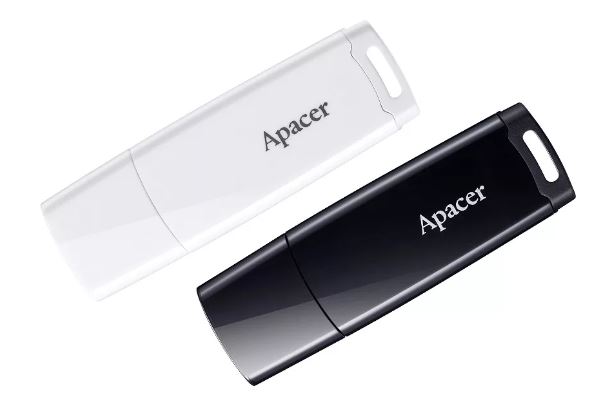 Флеш-карта APACER 32GB AH336 белая с колпачком USB 2.0 AP32GAH336W-1
