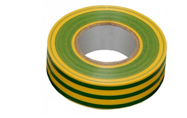 Изолента 0,15*15 мм 20м желто-зеленый VKL electric (10/250)